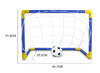 Kids' Dual-Sport Inflatable Goal Outdoor + Ball