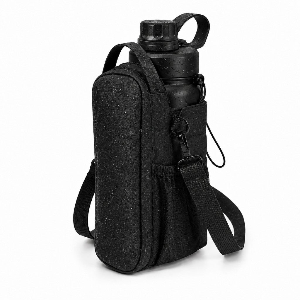 Waterproof gym bag with water-resistant exterior